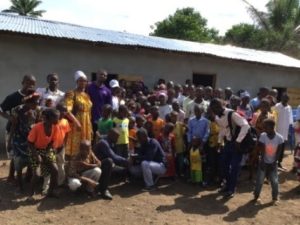 A cross section of the congregation at Makorie